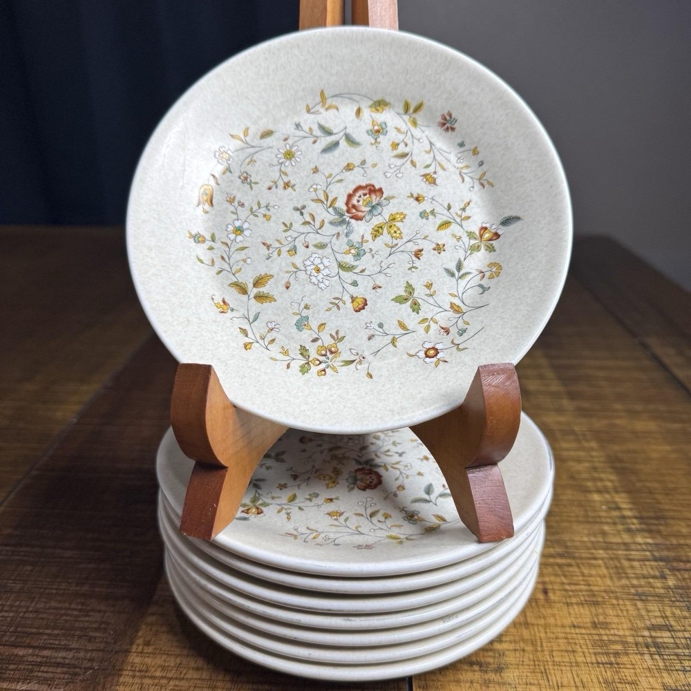 Merriment By Lenox Temper Ware 6.5" Salad Plates Set of 8 Cottagecore